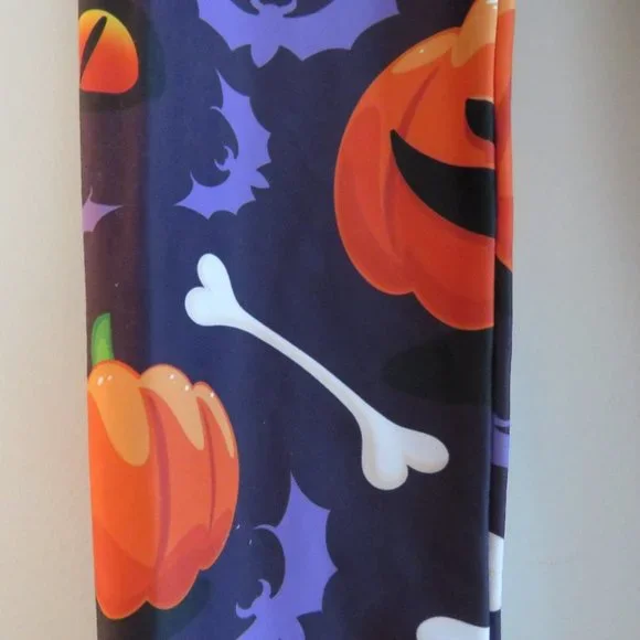 FIERCEPULSE Halloween Witch Leggings Pumpkin Goth Punk Alt Cosplay - Size S - Picture 8 of 14